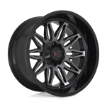 Felga aluminiowa XD859 GUNNER Gloss Black Machined W/ Gray Tint XD SERIES - 3