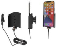 Uchwyt do Apple iPhone 12 Pro Max z wbudowanym kablem USB oraz ładowarką samochodową - 2
