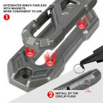 Wyciągarka elektryczna X-BULL WINCH TOUGH 13500 LBS HIGH SPEED lina syntetyczna - 8