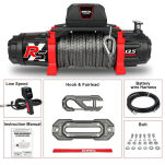 Wyciągarka elektryczna X-BULL WINCH TOUGH 13500 LBS HIGH SPEED lina syntetyczna - 2
