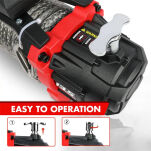 Wyciągarka elektryczna X-BULL WINCH TOUGH 13500 LBS HIGH SPEED lina syntetyczna - 6