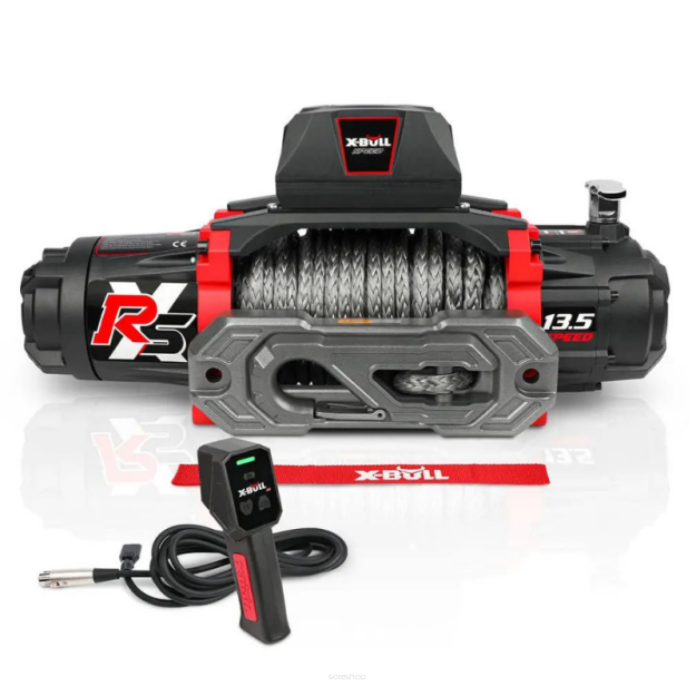 Wyciągarka elektryczna X-BULL WINCH TOUGH 13500 LBS HIGH SPEED lina syntetyczna