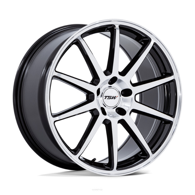 Felga aluminiowa TW004 CANARD Gloss Black W/ Machined Face TSW