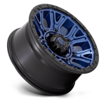 Felga aluminiowa D827 TRACTION Dark Blue W/ Black Ring FUEL - 2
