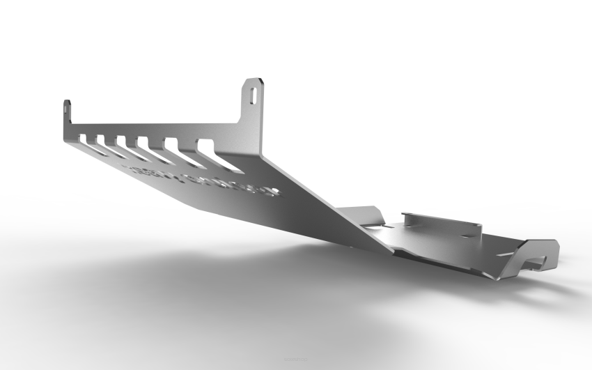 OSŁONA SILNIKA I PRZEDNIEGO MOSTU RENAULT ALASKAN 2016- ALUMINIOWA