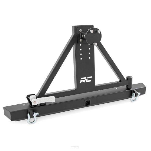 Zderzak tylny Classic Full z relokacją mocowania koła zapasowego Rough Country - Jeep Wrangler TJ LJ 97-06