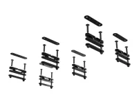 Zestaw do montażu namiotów dachowych w boxach / 6 szt - 5