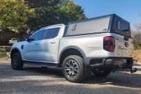 Zabudowa Hardtop Bushtech Ford Ranger (2023 - )-Double Cab Gładkie Aluminium czarne - 3