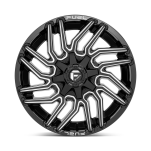 Felga aluminiowa D773 TYPHOON Gloss Black Milled FUEL - 2