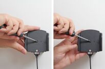 Uchwyt aktywny z kablem USB do Apple iPhone Xr w cienkim futerale - 4