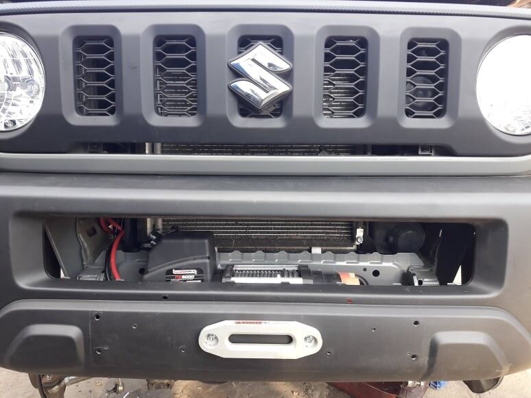 Suzuki Jimny 2018-  płyta montażowa wyciągarki 12000lbs