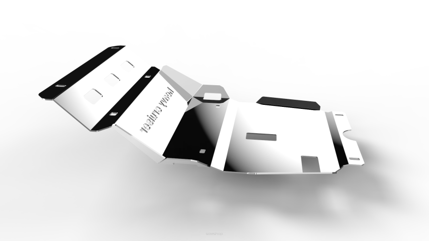 Osłona chłodnic , silnika i przedniego mostu OFFROAD Toyota Hilux Vigo 2005-2015 aluminiowa