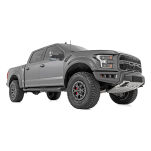 Progi, stopnie boczne Rough Country HD2 SuperCrew Cab - 4