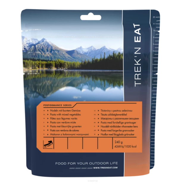 Makaron z warzywami 240g liofilizat Trek'n Eat