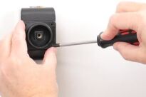 Uchwyt do Apple iPhone 11 Pro z wbudowanym kablem USB oraz ładowarką samochodową - 7