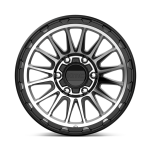 Felga aluminiowa KM542 IMPACT Satin Black Machined KMC - 3