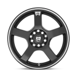 Felga aluminiowa MR116 FS5 Gloss Black W/ Machined Flange MOTEGI RACING - 2