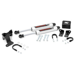 Podwójny amortyzator skrętu Rough Country V2 Lift 2-8"