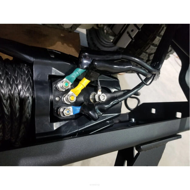 Relokacja sterownika wyciągarki Warn VR Evo do akcesoryjnych zderzaków Vice Design