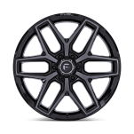 Felga aluminiowa FLUX Gloss Black Brush Fc Gray Ddt FUEL - 3
