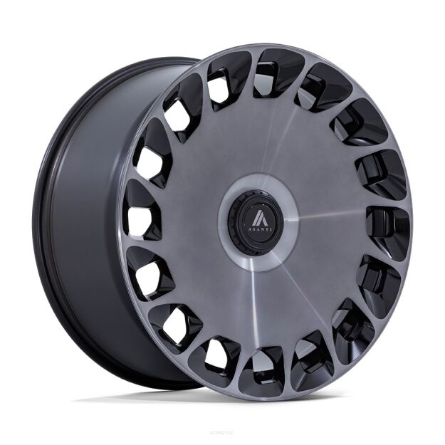 Felga aluminiowa AB045 ARISTOCRAT Gloss Black Machined Fc W/ Ddt ASANTI