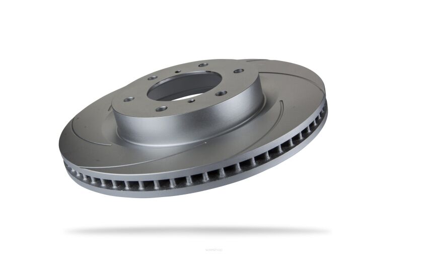 Pedders Slotted Geomet Coated Rotor