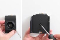 Uchwyt uniwersalny regulowany do Apple iPhone 12 Pro bez futerału oraz w futerale lub etui o wymiarach: 70-83 mm (szer.), 6-10 mm (grubość). - 9