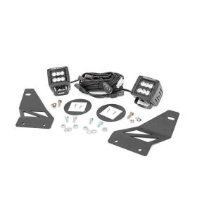 Lampy przeciwmgłowe LED 2" Spot Beam Rough Country Black Series