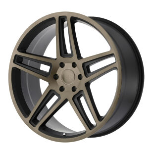 Felga aluminiowa 9,5x20" 5x127 ET30 Matte Black z brązowym wykończeniem frontu Safari Black Rhino - Jeep Grand Cherokee WK WH 05-10