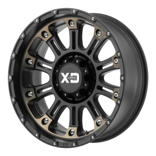 Felga Aluminiowa 9x18'' 8x165.10 ET18 XD 829 HOSS II Czarny/Brąz - Dodge RAM 3500 02-18