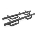 Progi, stopnie boczne czarne Rough Country Nerf Steps Double Cab - 5