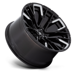 Felga aluminiowa D849 REBAR Gloss Black Milled FUEL - 2