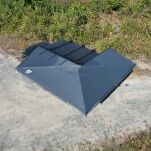 Markiza zadaszenie VICKYWOOD LEAF EXTENDED 270° Prawa 250 cm Szara - 9