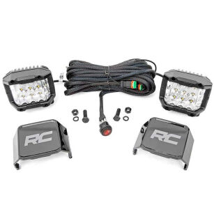 Lampy LED 3" kwadratowe szerokokątne Osram Rough Country