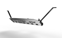 Osłona tłumika tylnego Jeep Renegade 2014-2018 aluminiowa - 3