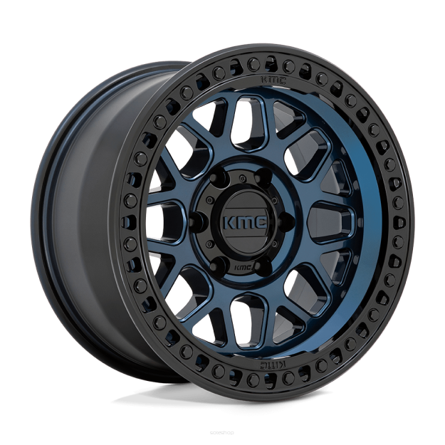 Felga aluminiowa KM549 GRS Midnight Blue W/ Gloss Black Lip KMC