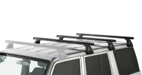 Belki dachowe Rhino Rack HD 1500mm (3 szt), Toyota HZJ 76, + 3 x mocowania do rynienek - 2