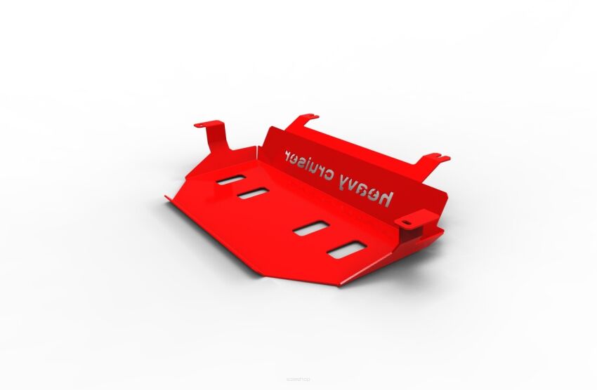 Osłona zbiornika paliwa Toyota Land Cruiser 90 1996-2002 czerwona