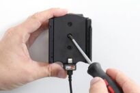 Uchwyt do Apple iPhone 12 mini z wbudowanym kablem USB oraz ładowarką samochodową - 7