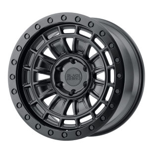 Felga aluminiowa 9,5x17" 5x127 ET-12 Matte Black Dalton Black Rhino - Jeep Wrangler JK 07-18