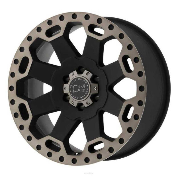 Felga aluminiowa Matte Black/Machine Dark Warlord Black Rhino