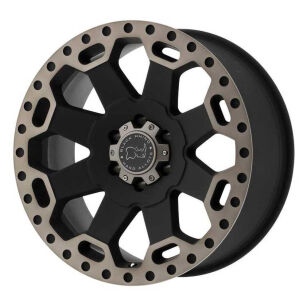 Felga aluminiowa Matte Black/Machine Dark Warlord Black Rhino