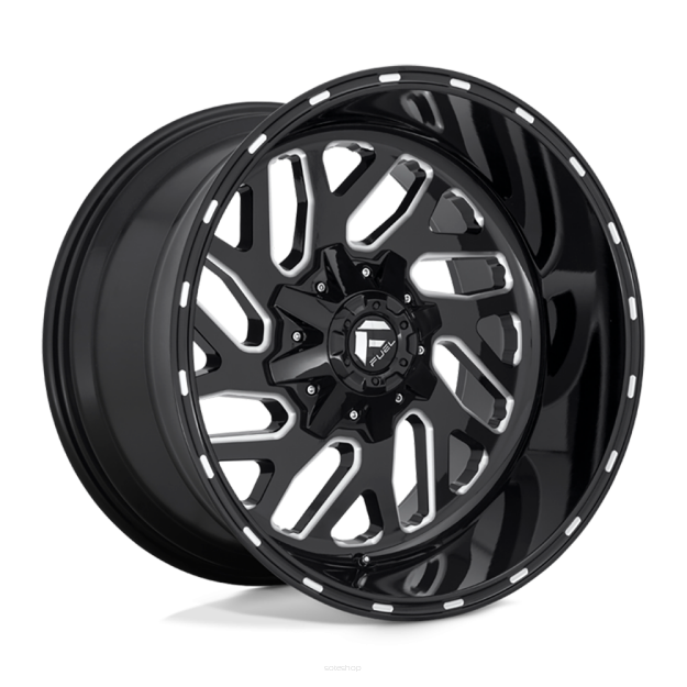 Felga aluminiowa D581 Triton Gloss Black Milled Fuel