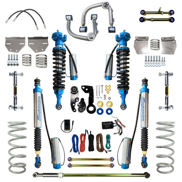 Zestaw zawieszenia Superior Engineering 2.5 Reservoir Remote Adjustable ECDS Lift 3