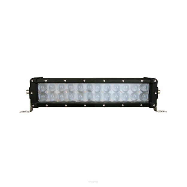 Panel Led Driving light bar - double row - side bracket, 72W