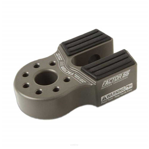 Flatlink zaczep/szekla liny wyciągarki szary Factor 55