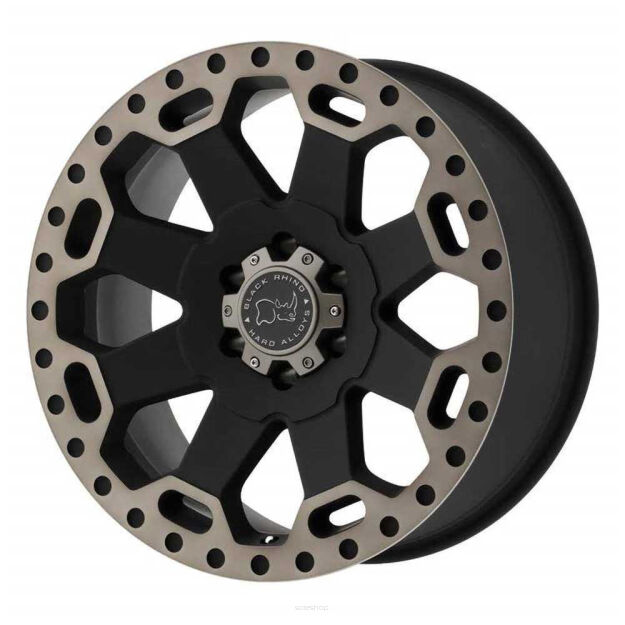 Felga aluminiowa Matte Black/Machined Dark Warlord Black Rhino