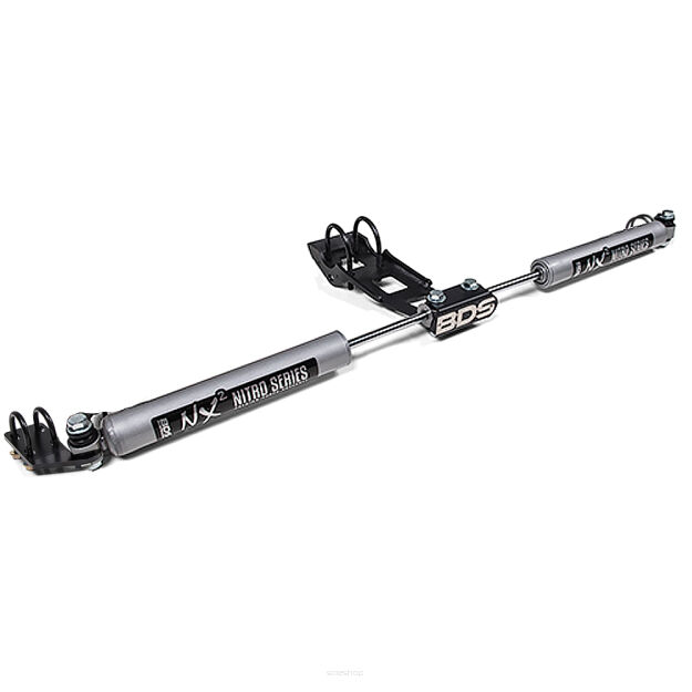 Podwójny amortyzator skrętu NX2 BDS Suspension - Jeep Wrangler JK 07-18