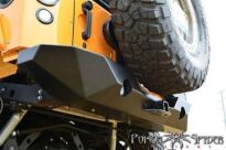 Zderzak tylny stalowy POISON SPYDER Rock Brawler II mocowanie koła - Jeep Wrangler JK - 4