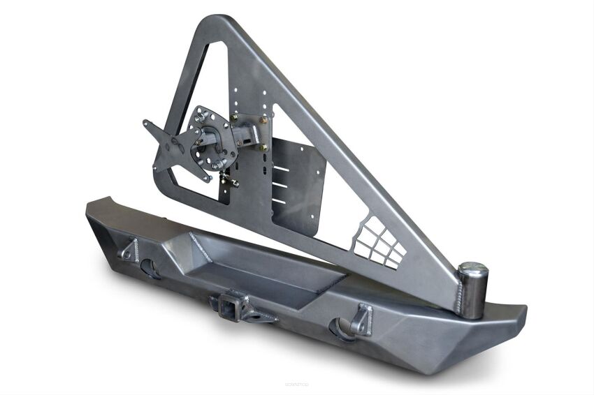 Zderzak tylny stalowy POISON SPYDER Rock Brawler II mocowanie koła - Jeep Wrangler JK